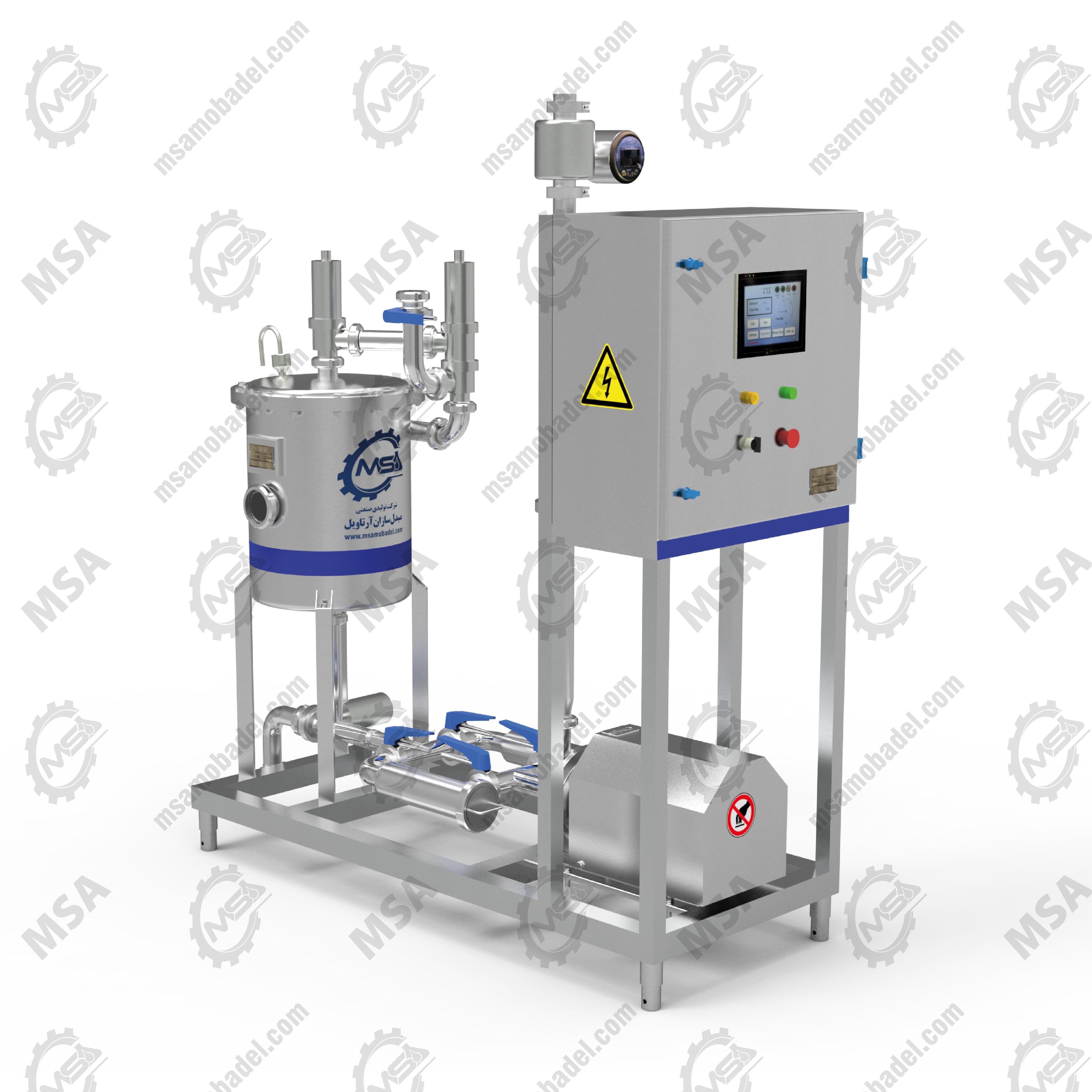 یونیت دریافت حجمی شیر